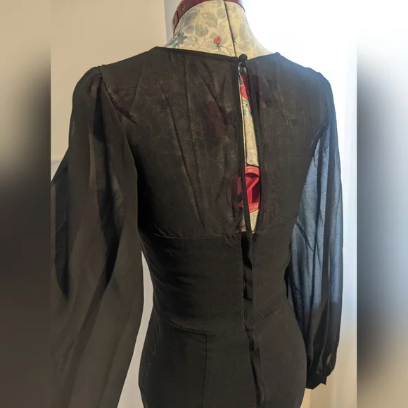 Black pencil dress size Small - Picture 4 of 16